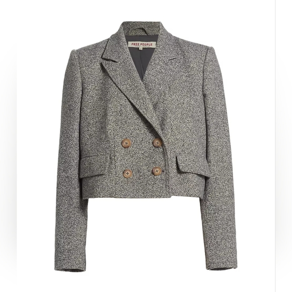 Free People Jackets & Blazers - 8. NWT FREE PEOPLE HERITAGE CROPPED BLAZER